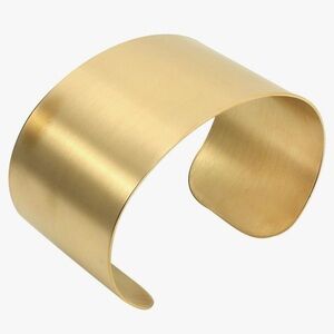 Wide Cuff Bangle - Stainless Steel / Brand New